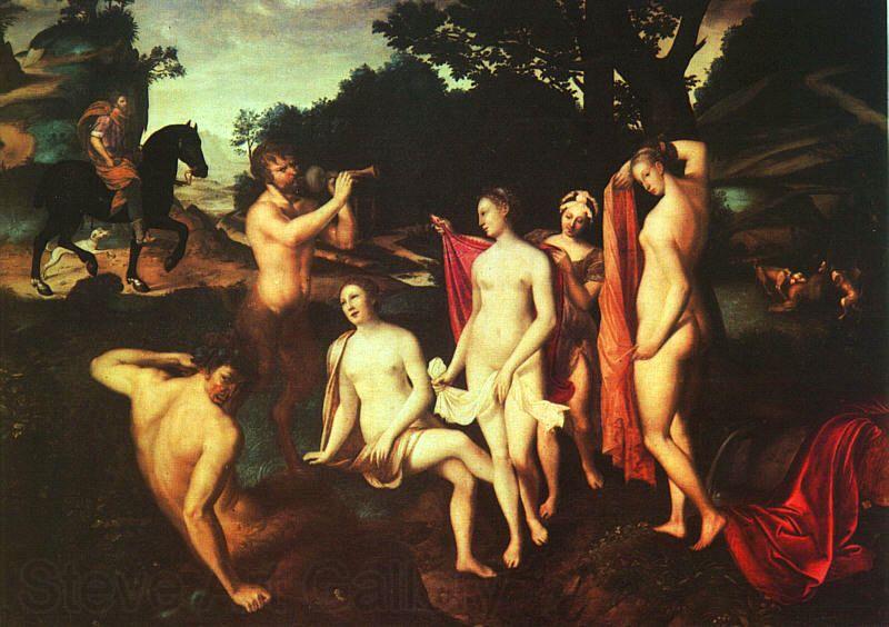 Francois Clouet The Bath of Diana France oil painting art